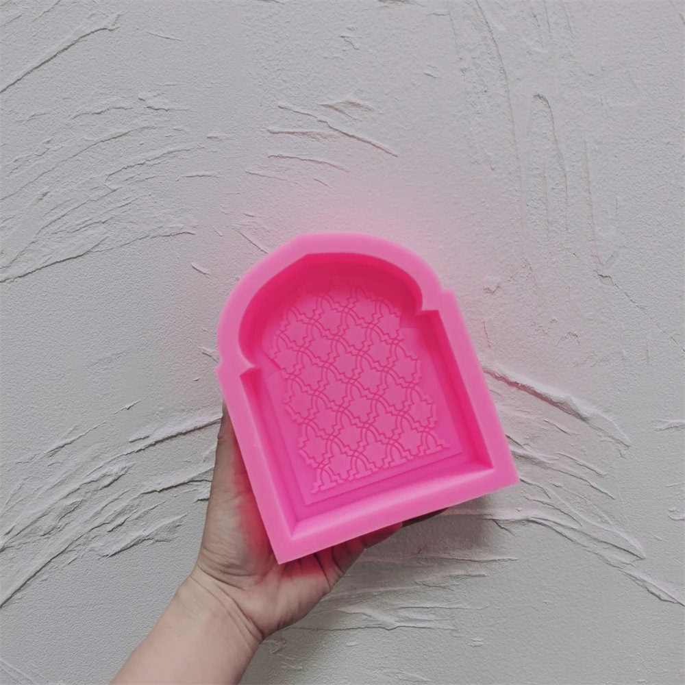 Islamic Arch Frame Silicone Candle Mold