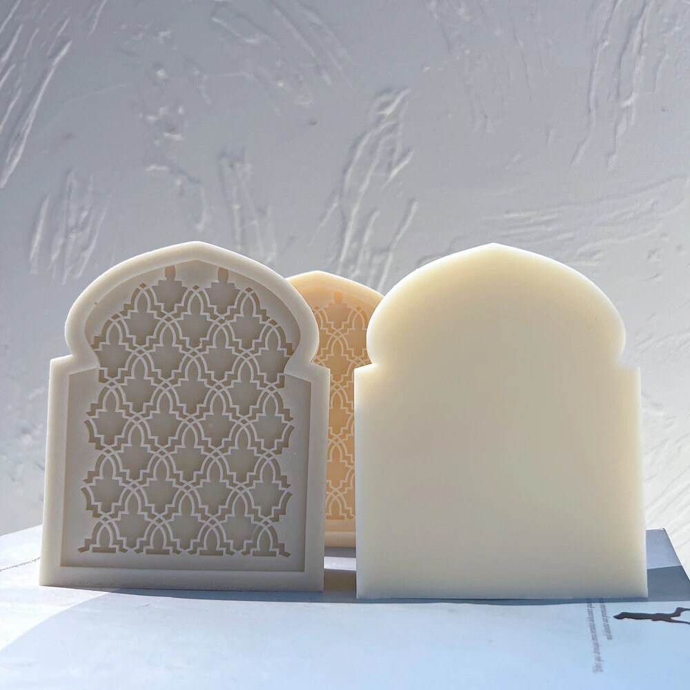Islamic Arch Frame Silicone Candle Mold