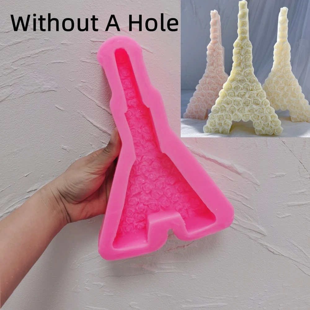 Rose Eiffer Tower Candle Mold