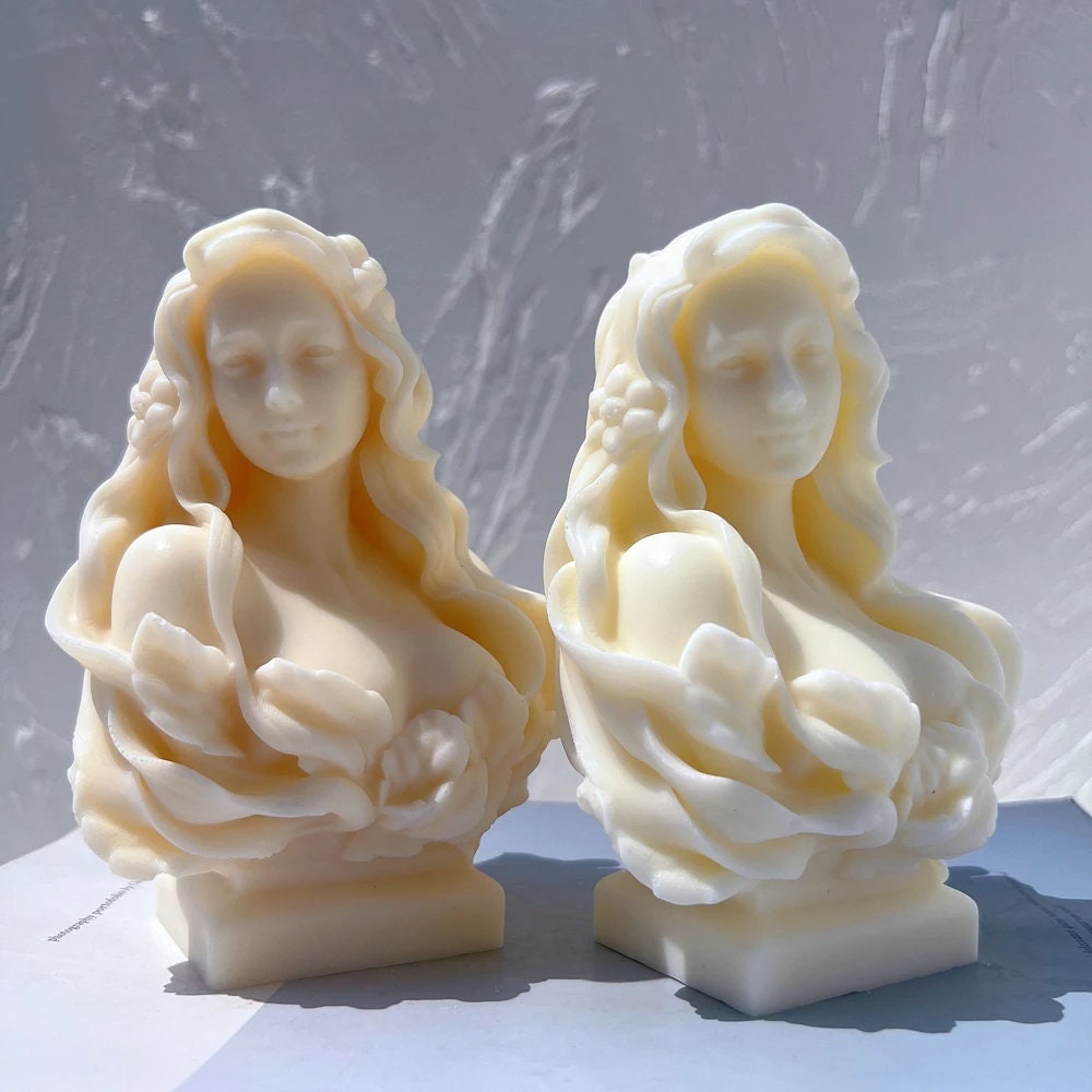 Lady Statue Candle Mold