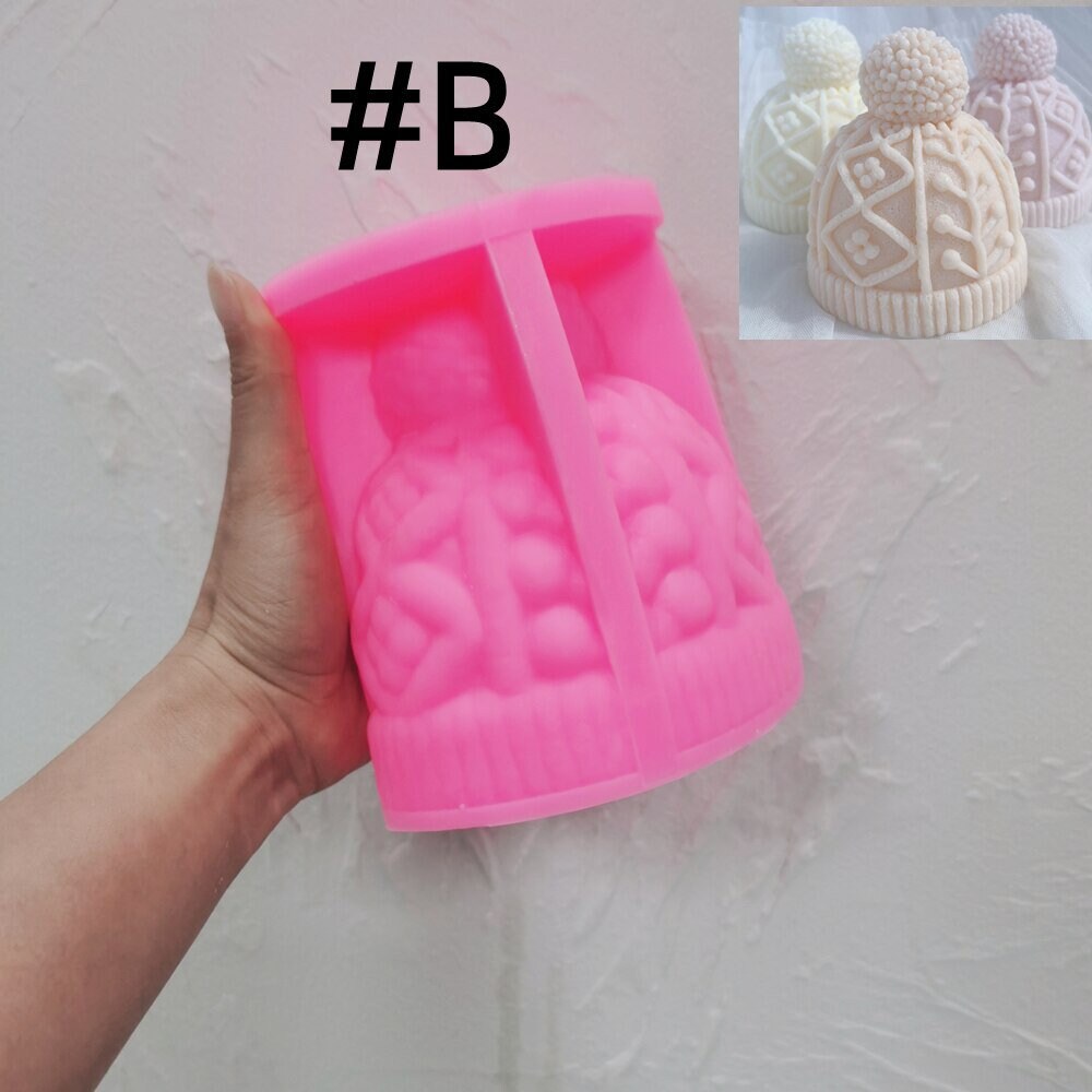 Winter knitted Hat Silicone Mold