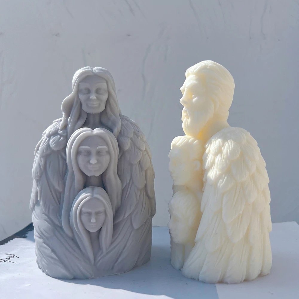 Male Feminine Statue Candle Mold