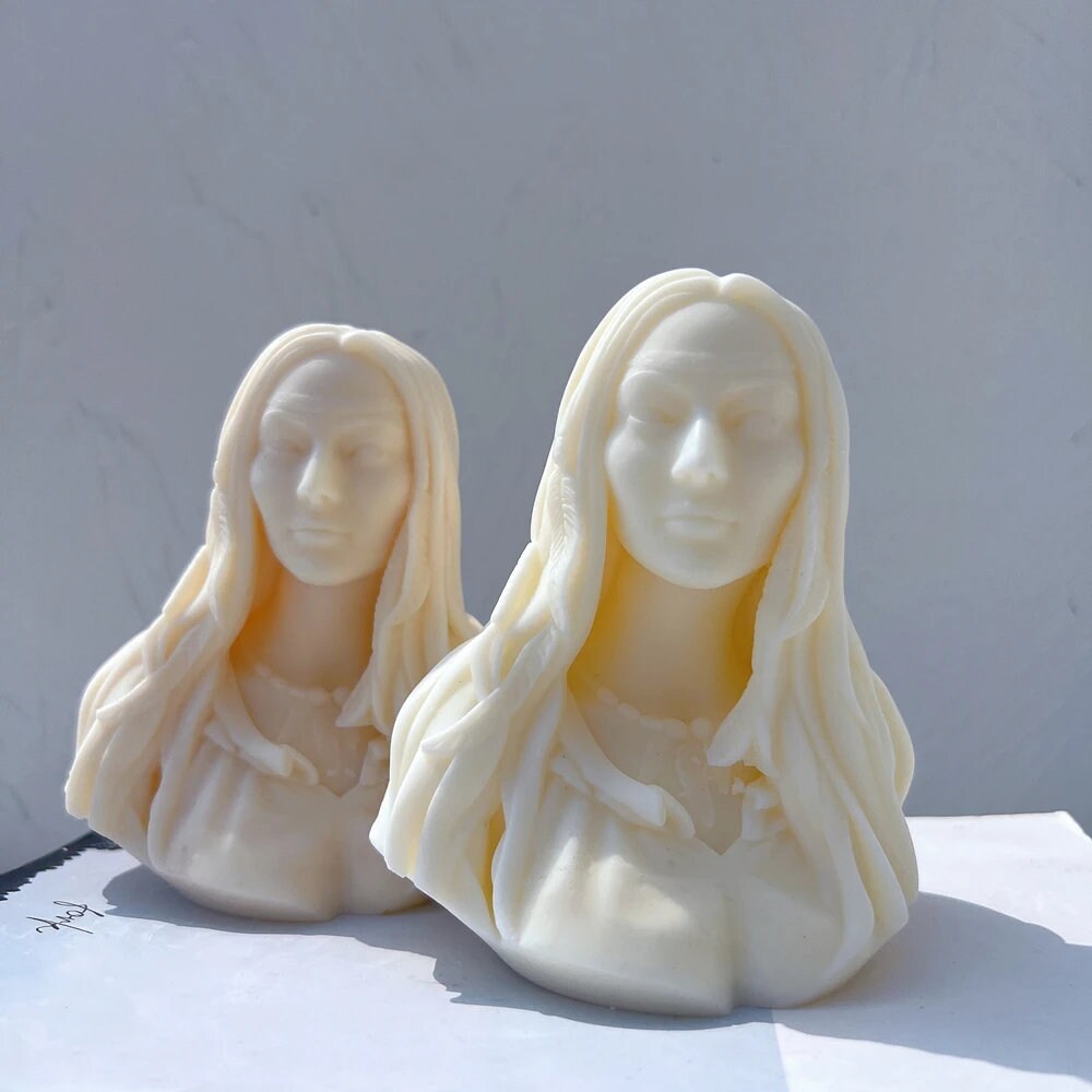 Female Goddess Statue Candle Mold
