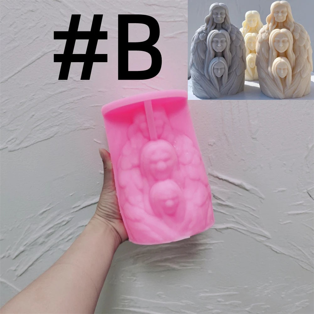Male Feminine Statue Candle Mold