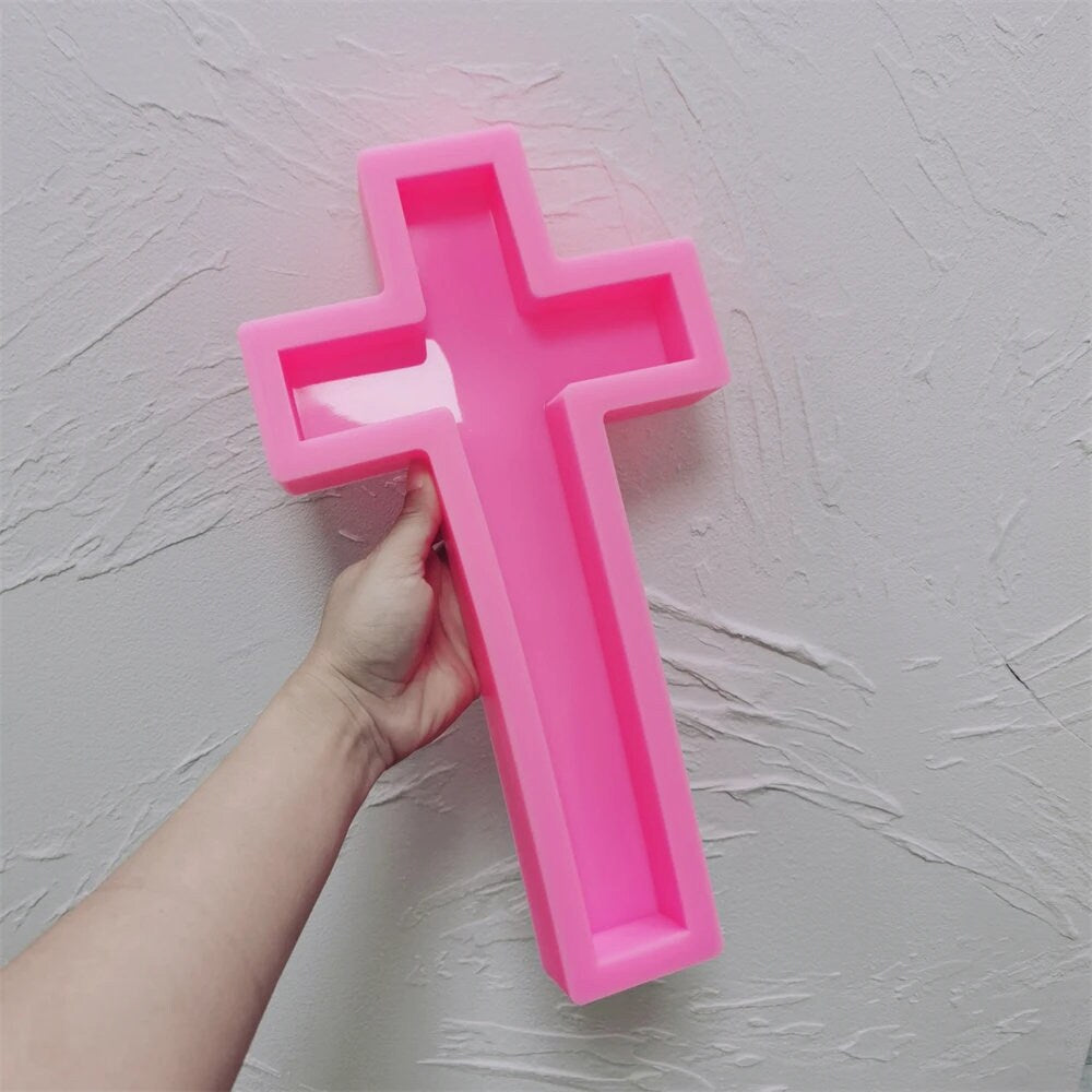 Big Cross Candle Silicone Candle Mold
