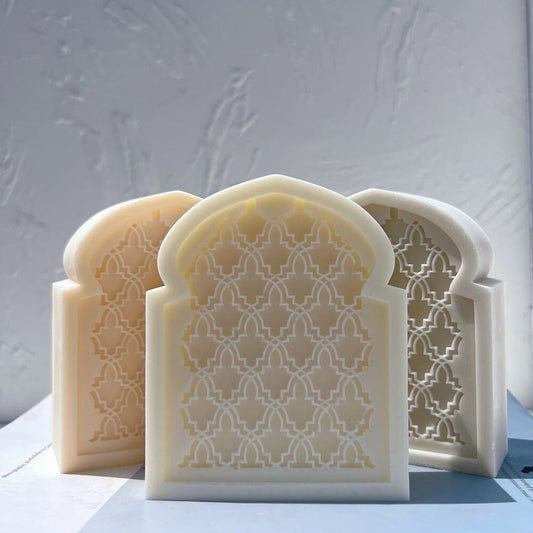 Islamic Arch Frame Silicone Candle Mold