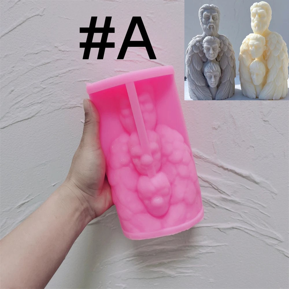 Male Feminine Statue Candle Mold