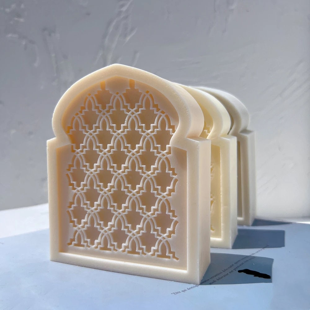 Islamic Arch Frame Silicone Candle Mold