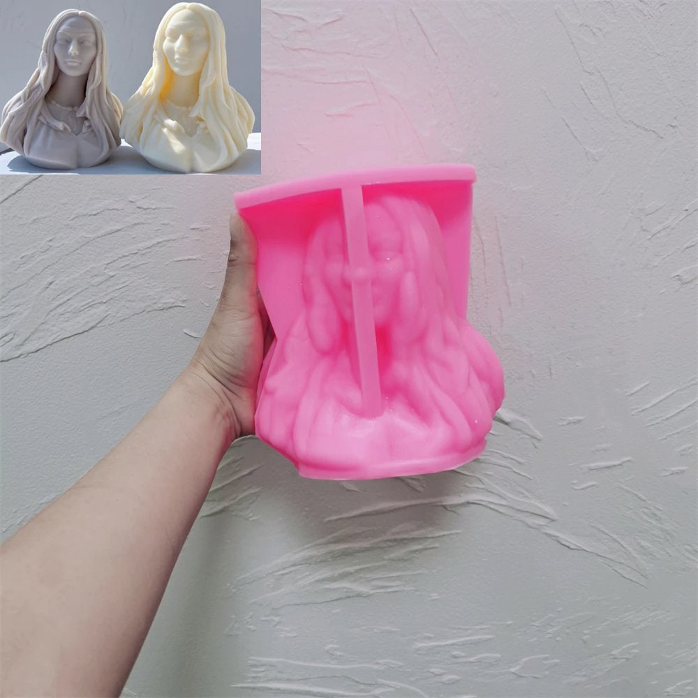 Female Goddess Statue Candle Mold