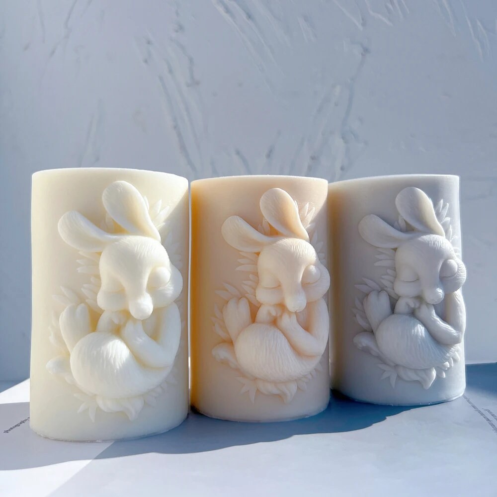Bunny Rabbit Silicone Candle Mold