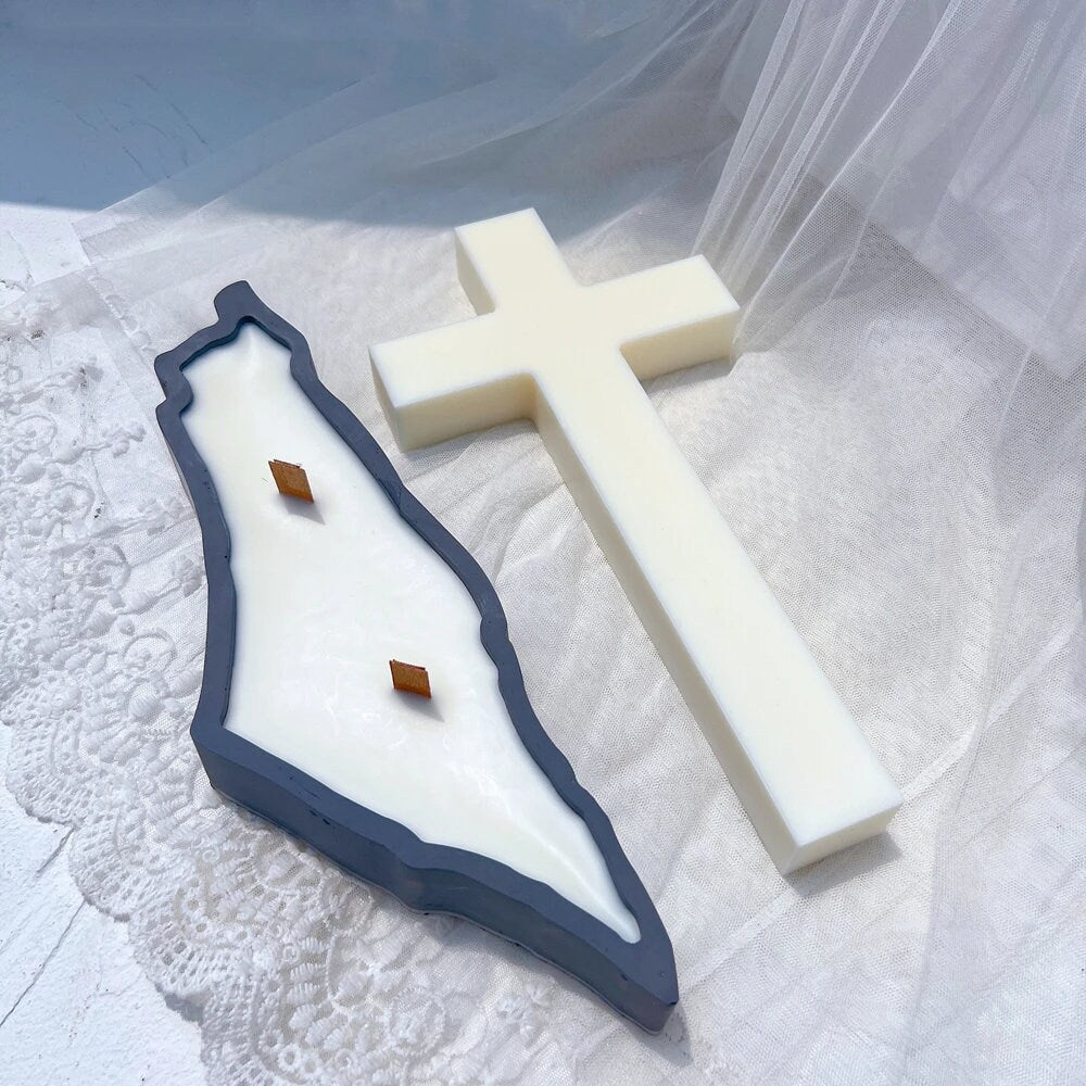 Big Cross Candle Silicone Candle Mold