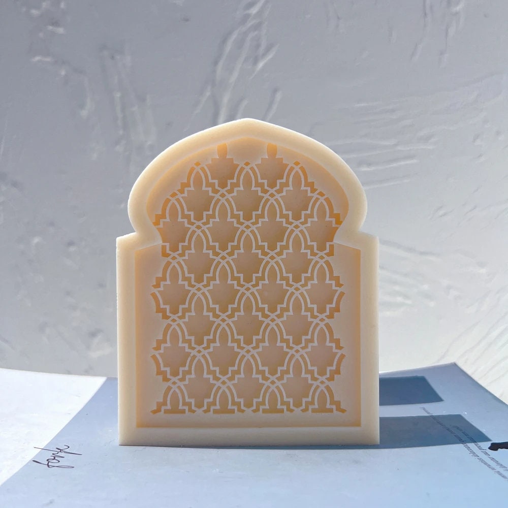 Islamic Arch Frame Silicone Candle Mold