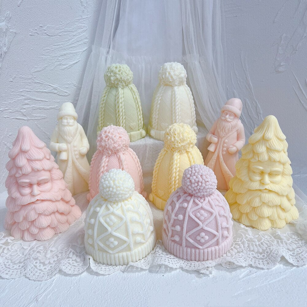 Winter knitted Hat Silicone Mold