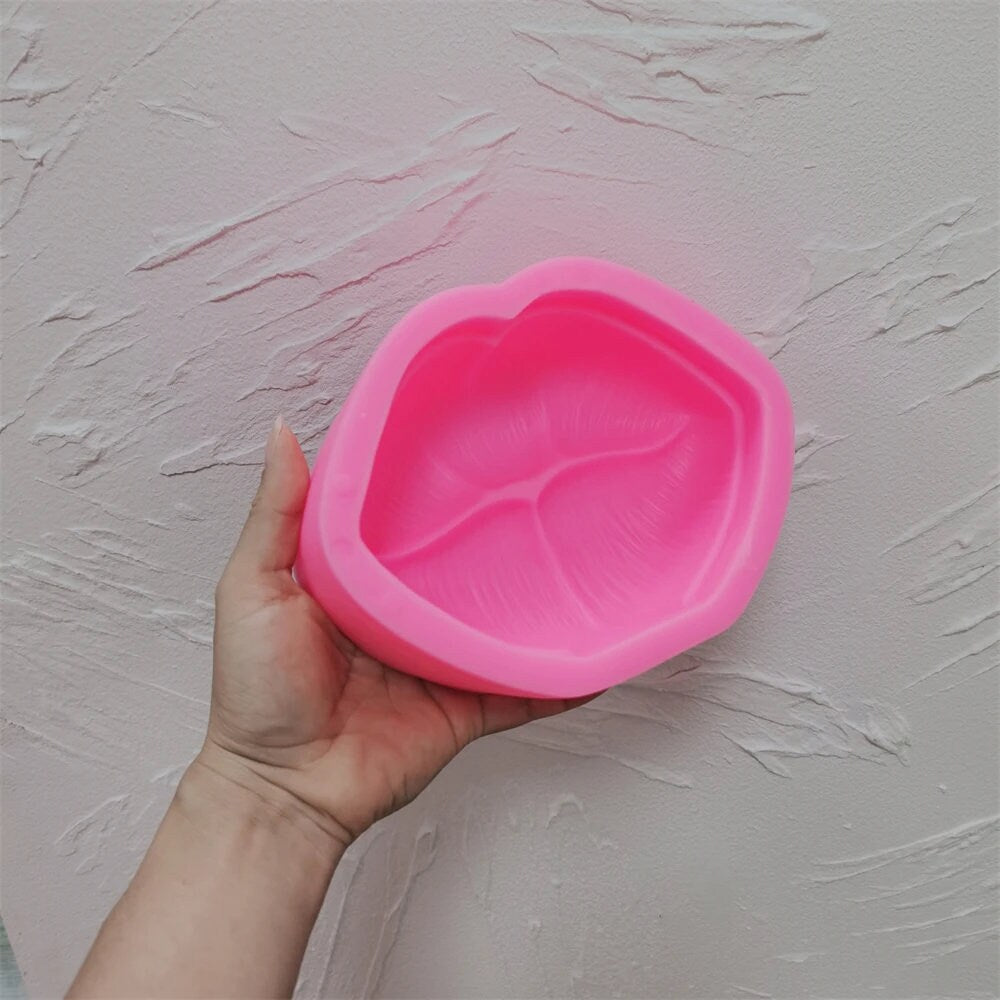 Hot Lip Silicone Candle Mold