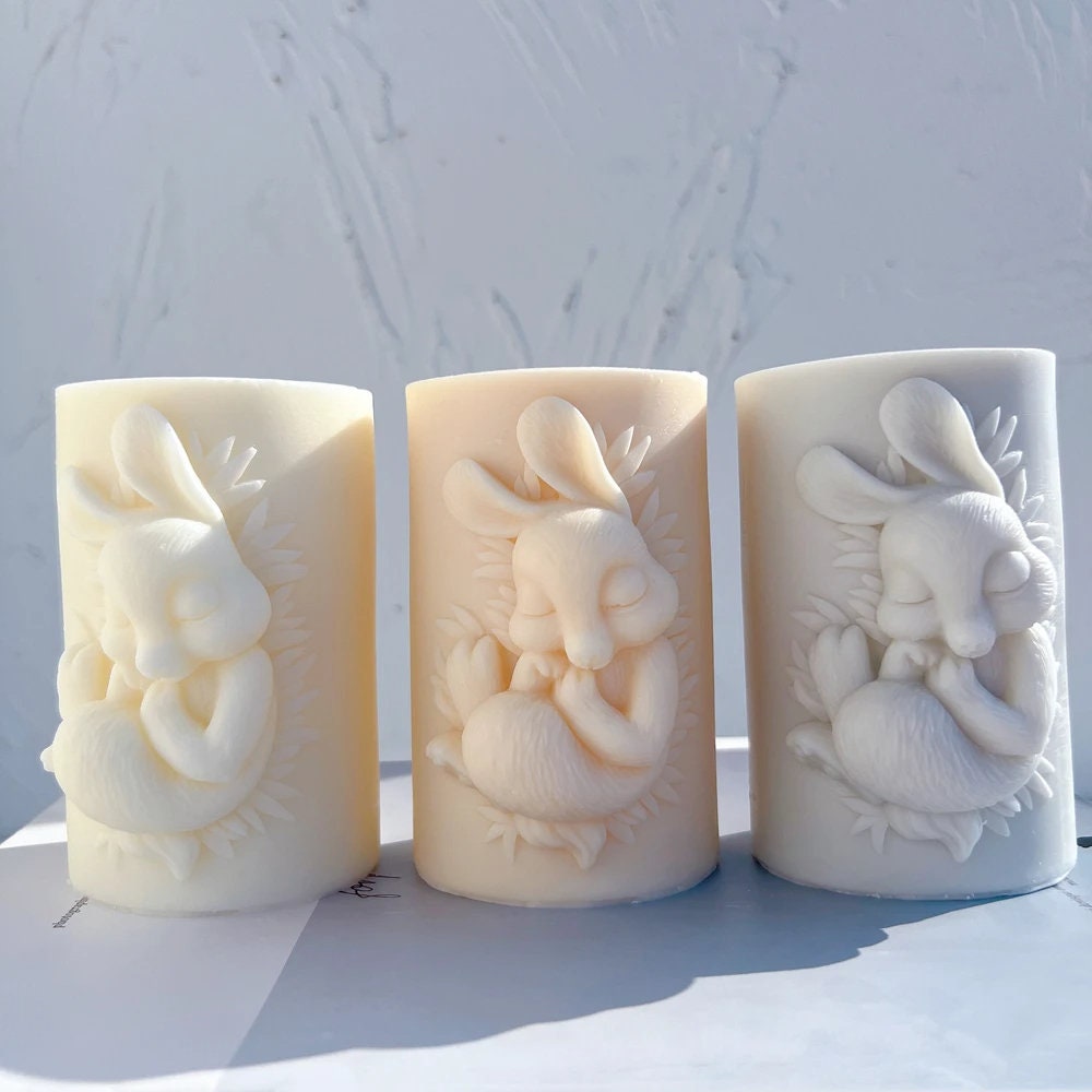 Bunny Rabbit Silicone Candle Mold