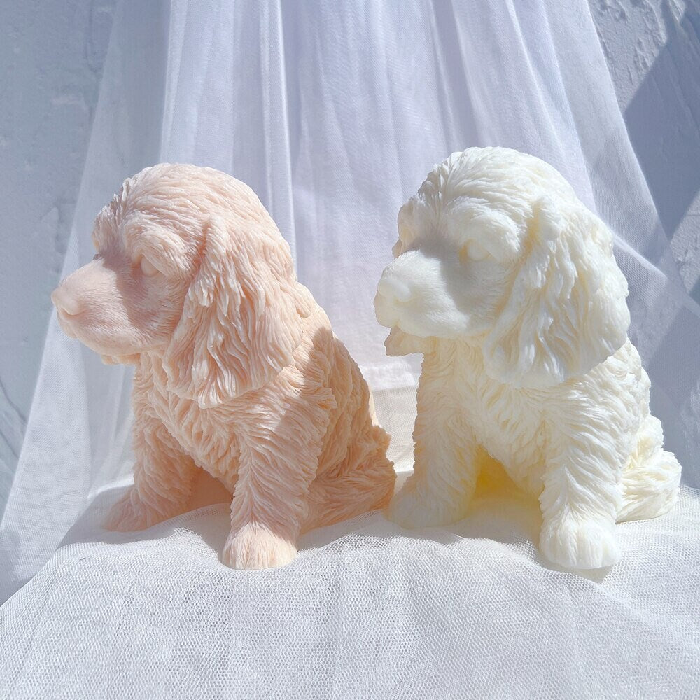 English Cocker Spaniel Puppy Candle Mold