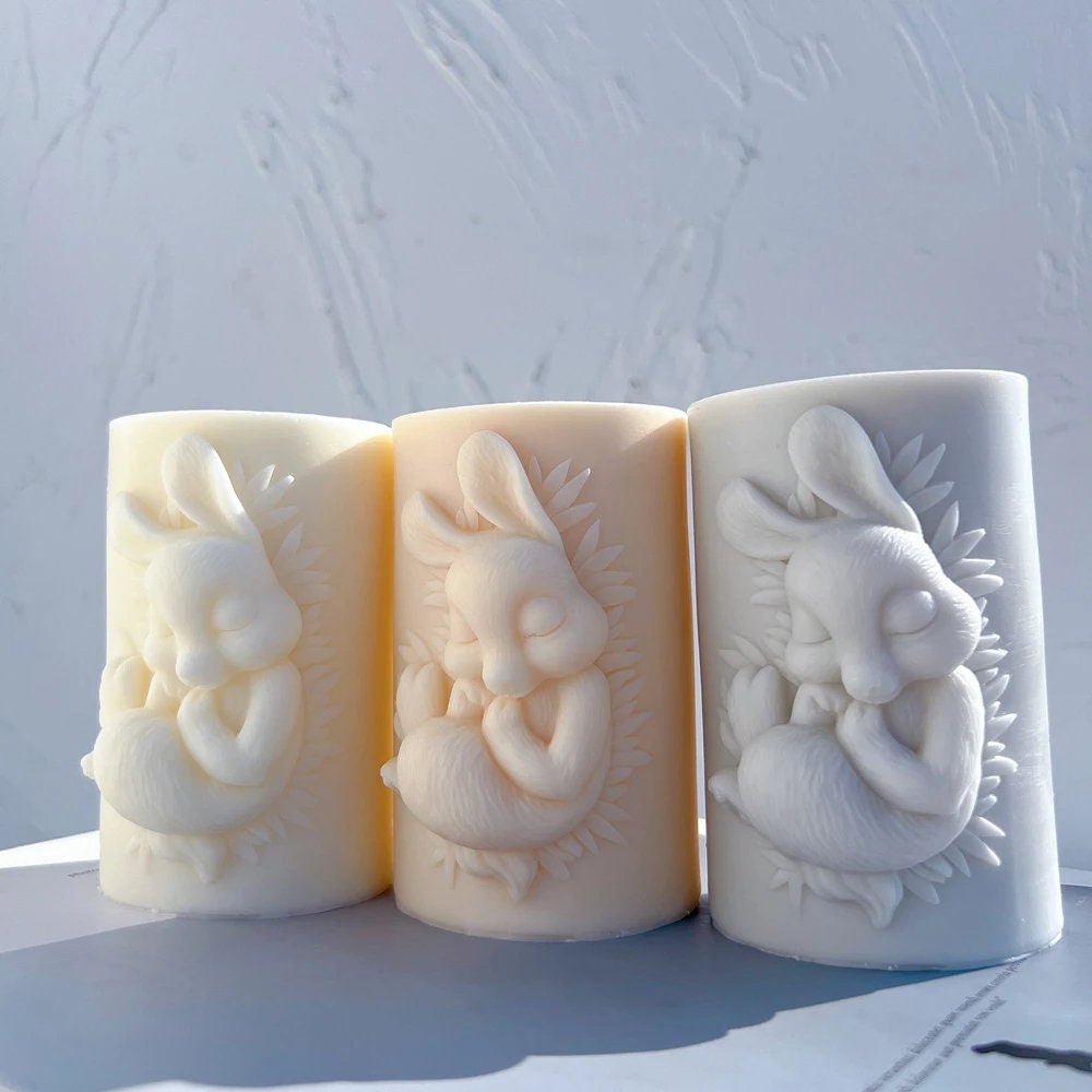 Bunny Rabbit Silicone Candle Mold