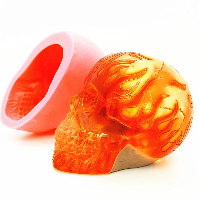 Skull Candle Molds | Silicone Mold for Candles