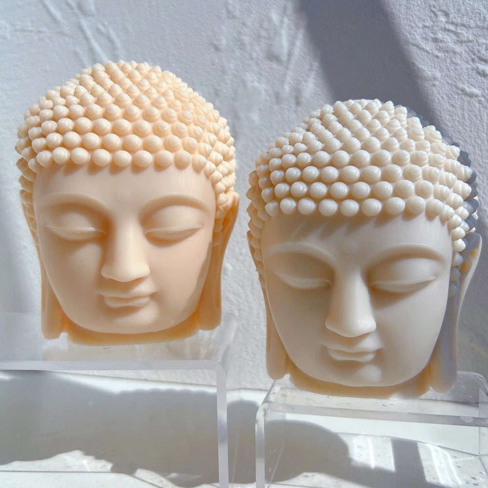 Buddha Head Candle Mold | Spiritual Candle Mold
