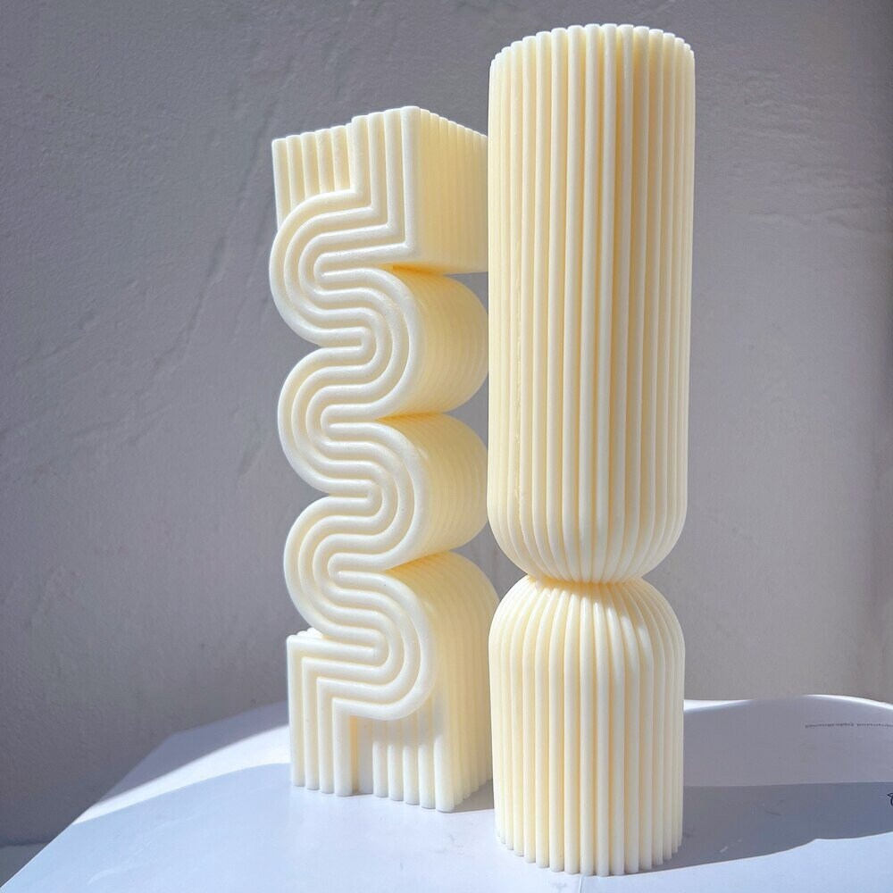 Cylindrical Tall Pillar Candle Molds
