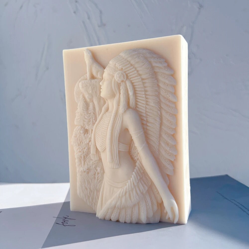 Indiana Woman Hunter Candle mold