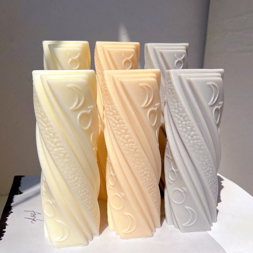 Astrological Pillar Silicone Candle Mold