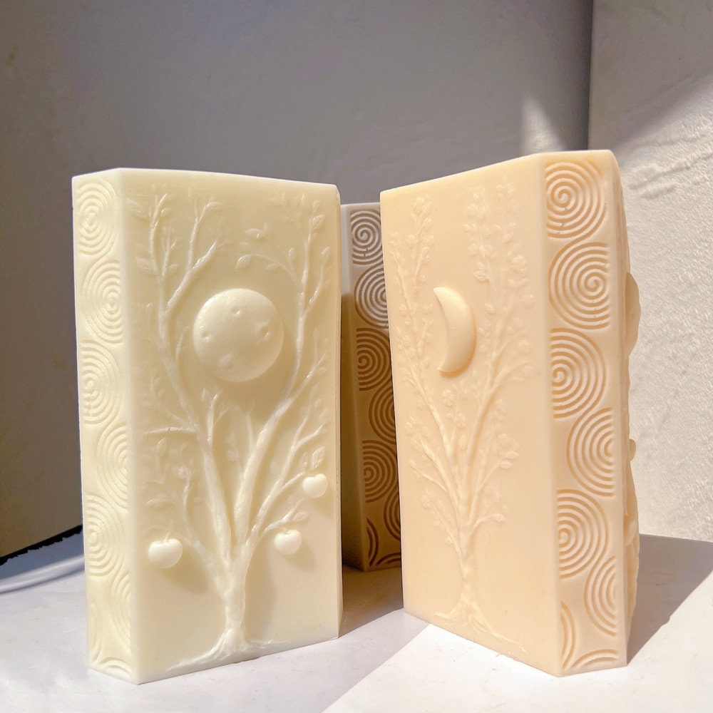 Triangle Pillar Moon Shape Candle Mold