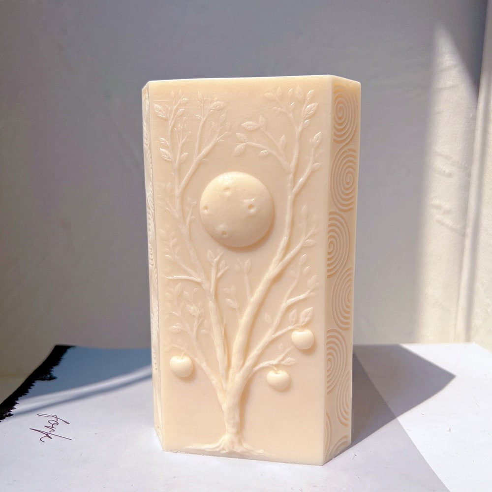 Triangle Pillar Moon Shape Candle Mold