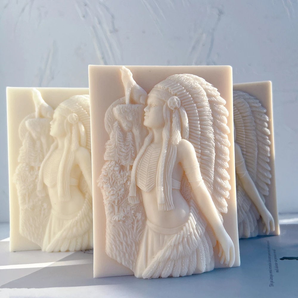 Indiana Woman Hunter Candle mold