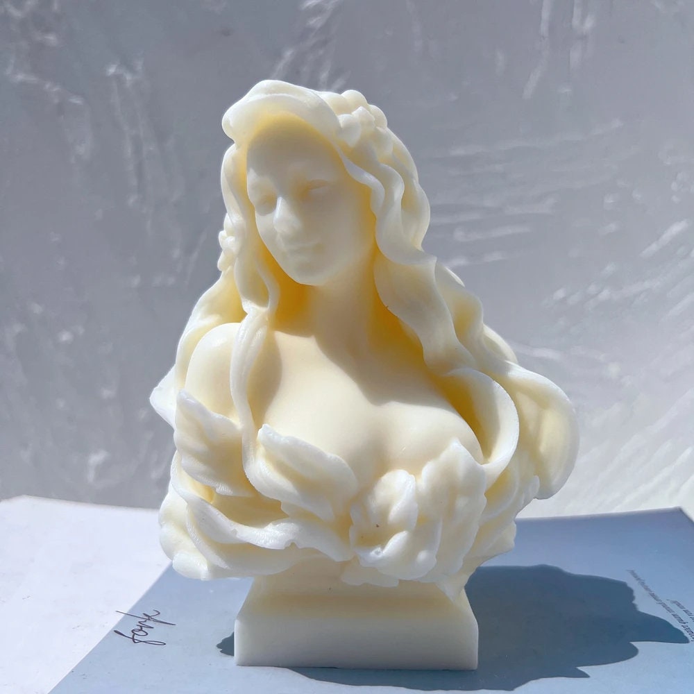 Lady Statue Candle Mold