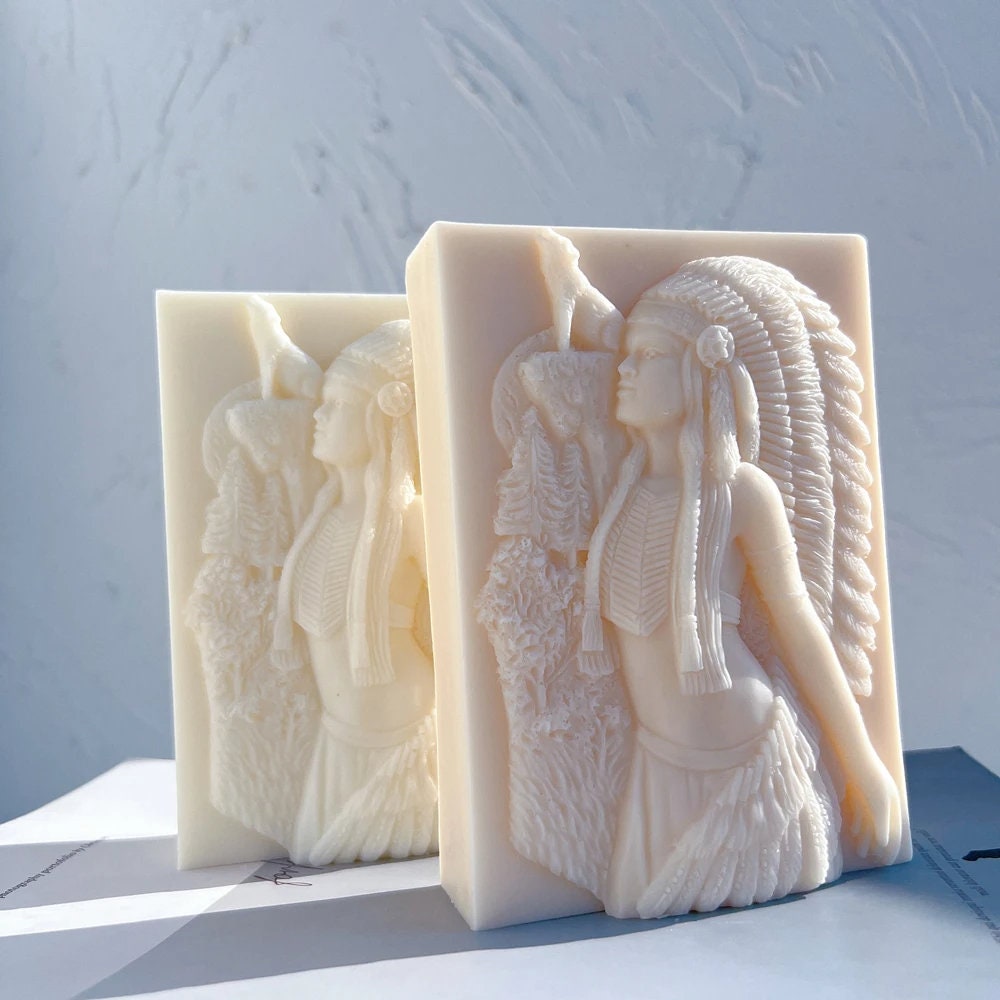 Indiana Woman Hunter Candle mold