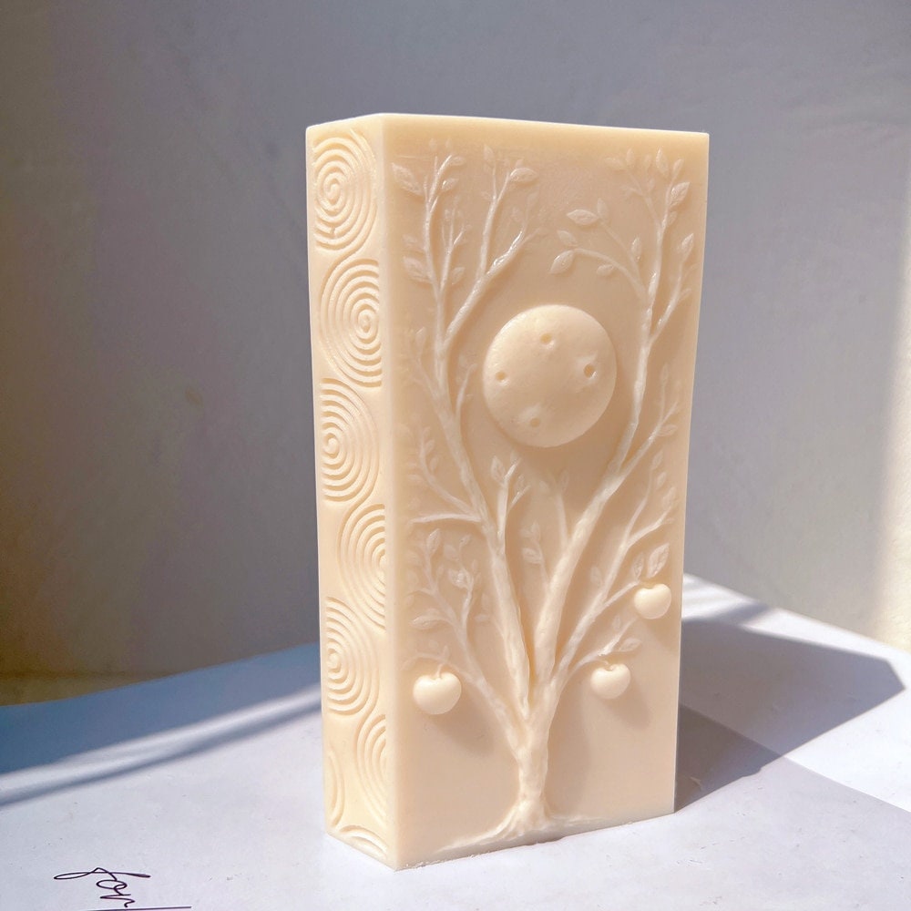 Triangle Pillar Moon Shape Candle Mold