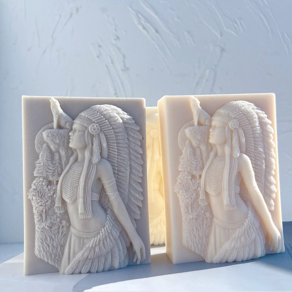 Indiana Woman Hunter Candle mold