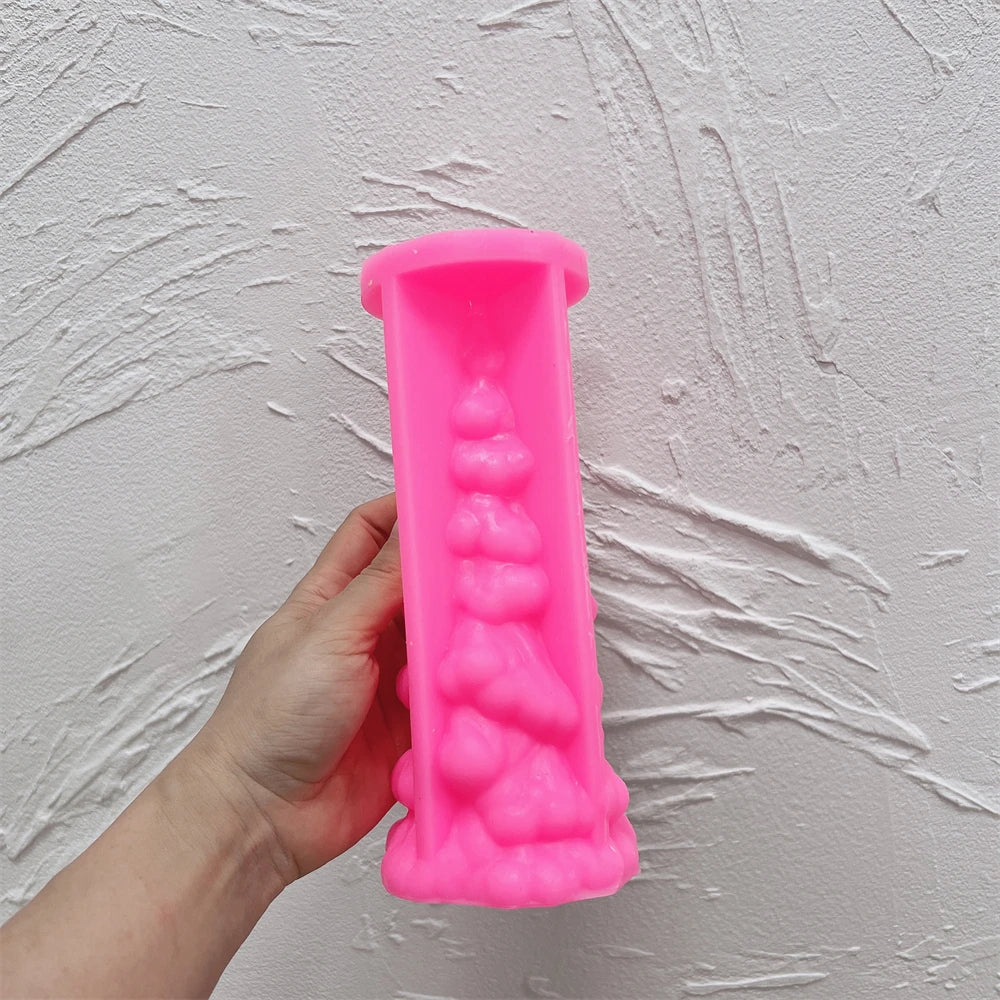 Christmas Pillar Tree Silicone Mold