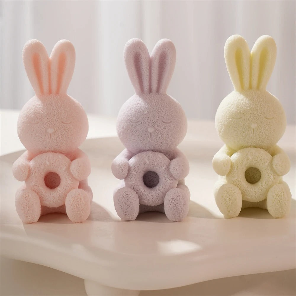 Bunny Candle Silicone Mold Rabbit Silicone