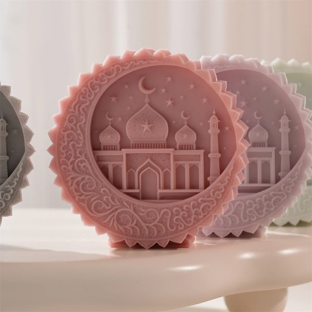 Ramadan Home decorative candle, candle mold, jesmonite mold