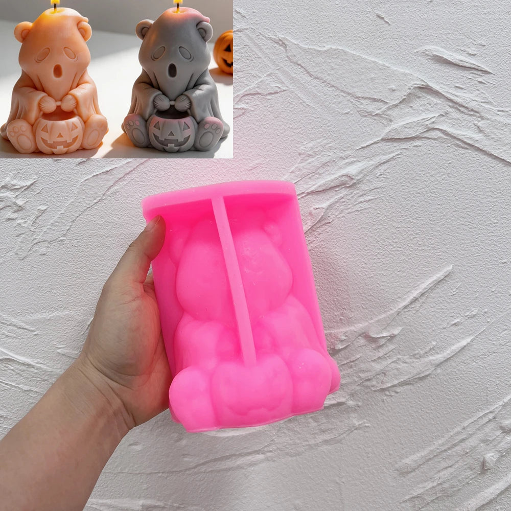 Jack O Lantern Ghost Silicone Mold