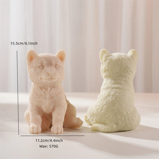 Shiba Inu Dog Silicone Mold | Dog Candle Mold