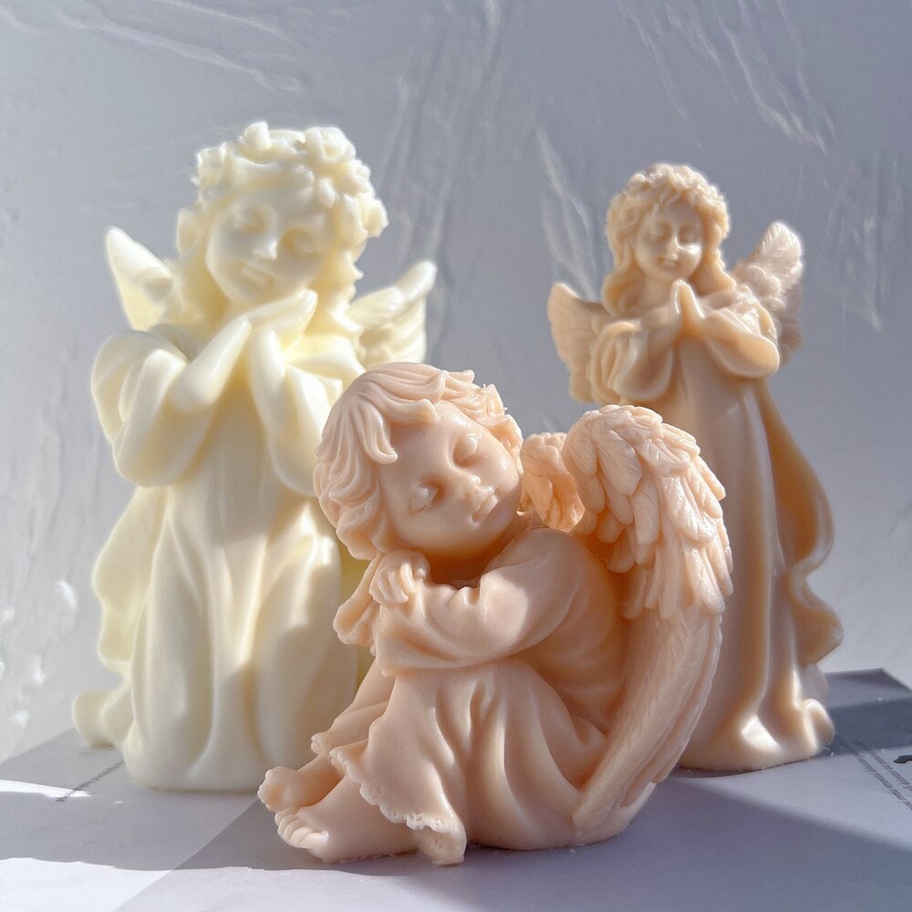 Prayer Angel Figurine Silicone Mold