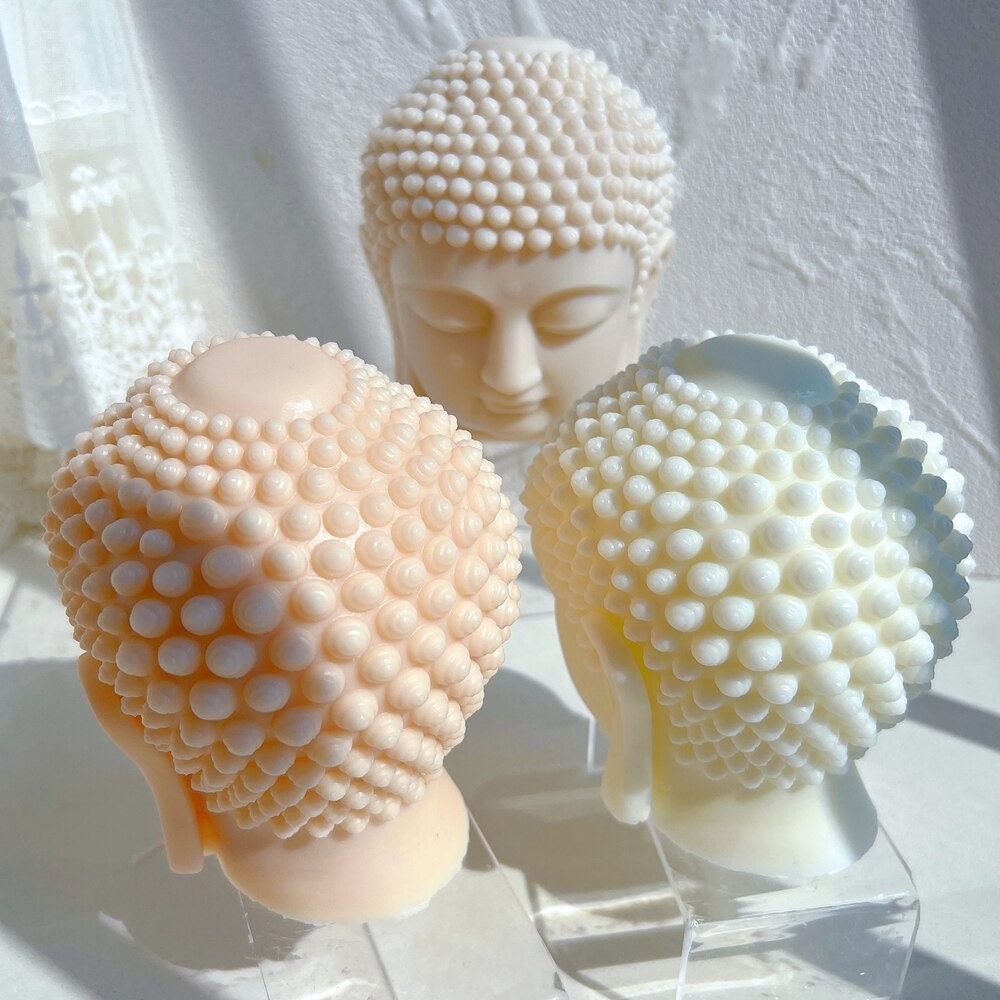 Buddha Head Candle Mold | Spiritual Candle Mold