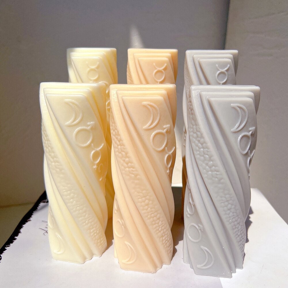 Astrological Pillar Silicone Candle Mold
