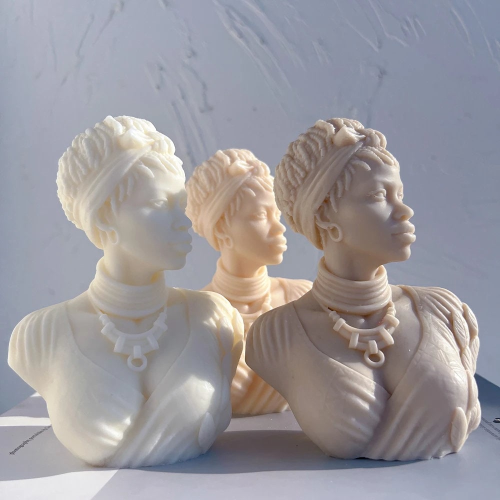 African Female Goddesst Silicone Molds | Mold