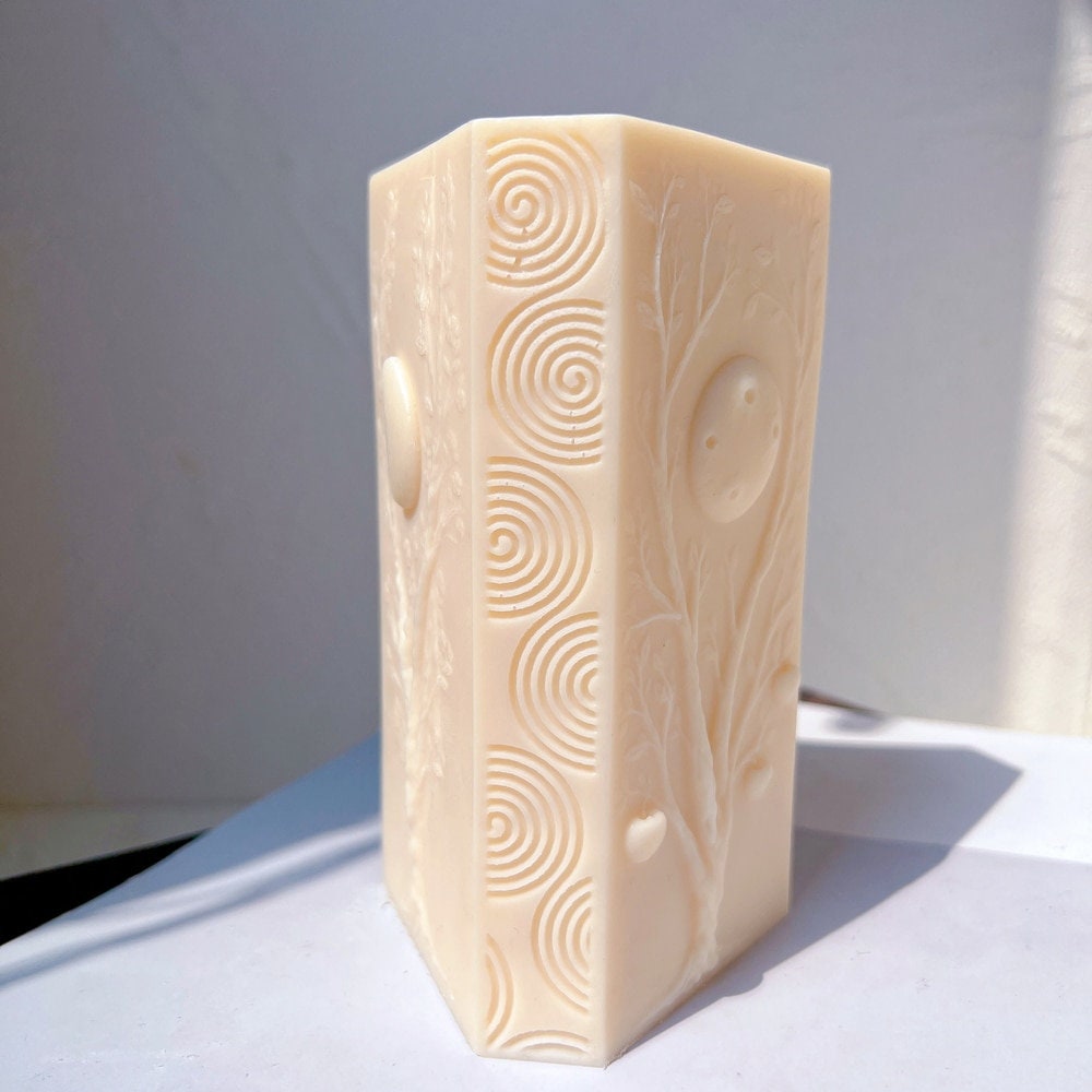 Triangle Pillar Moon Shape Candle Mold
