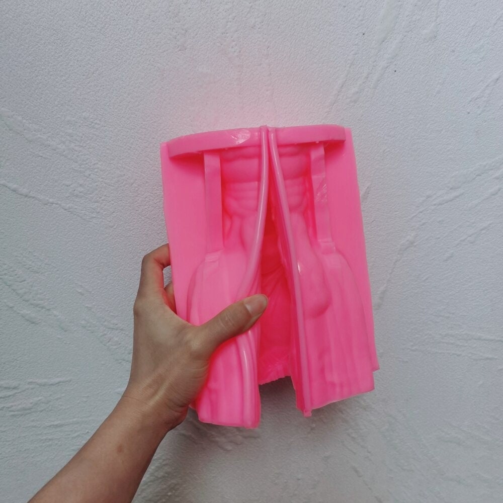 Caryatid Statue Candle Silicone Mold