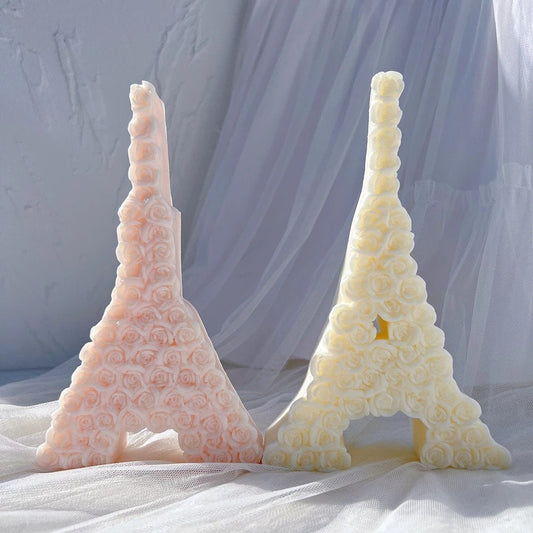 Rose Eiffer Tower Candle Mold