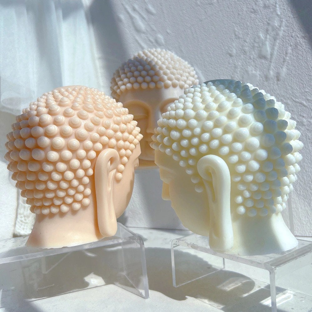 Buddha Head Candle Mold | Spiritual Candle Mold