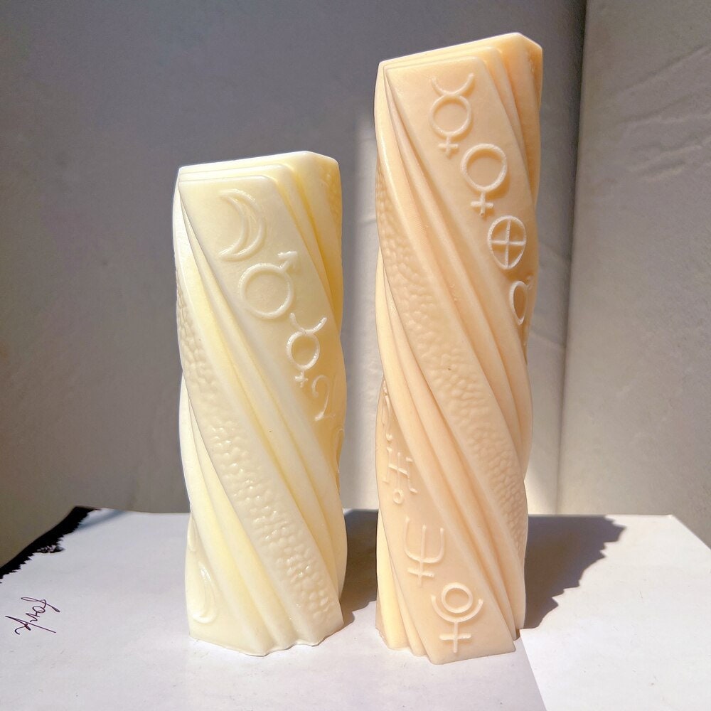 Astrological Pillar Silicone Candle Mold