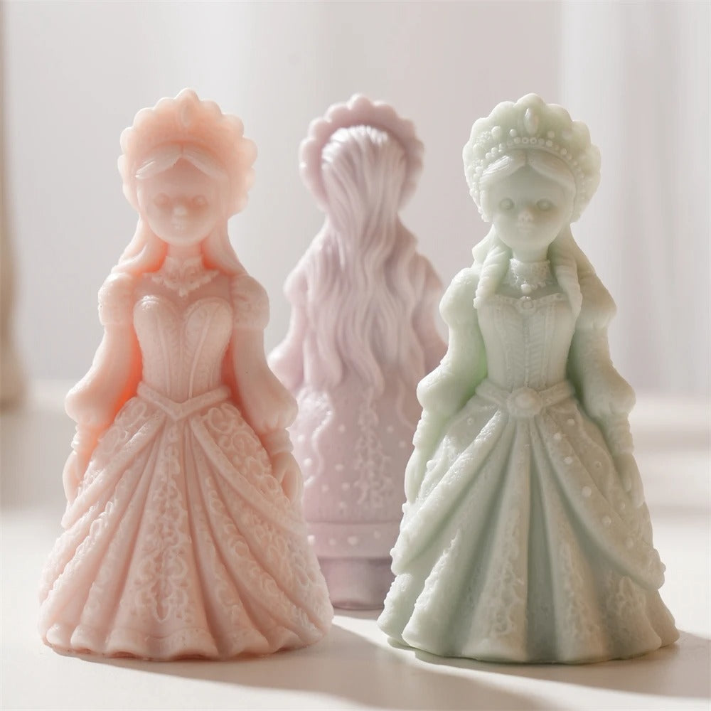 Princess Girl Candle Silicone Mold -  Candle Mold Supplies