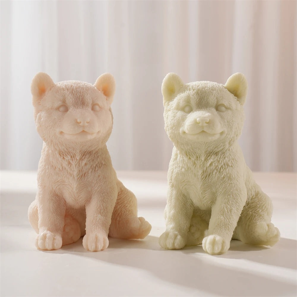 Shiba Inu Dog Silicone Mold | Dog Candle Mold