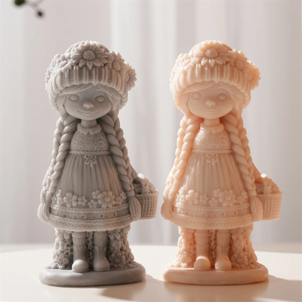 Sunflower Girl Candle Mold -  Candle Mold Supplies